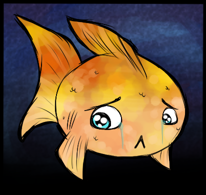 Sad Fish by zurisu on DeviantArt Sad Fish by zurisu on DeviantArt