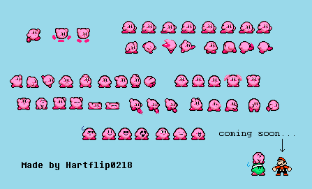 Custom Kirby sprites by Hartflip0218 on DeviantArt