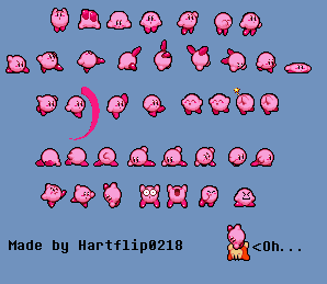 Custom Kirby sprites 2 by Hartflip0218 on DeviantArt