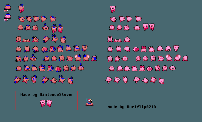 GBA style Suplex Kirby and custom Kirby sprites by Hartflip0218 on  DeviantArt