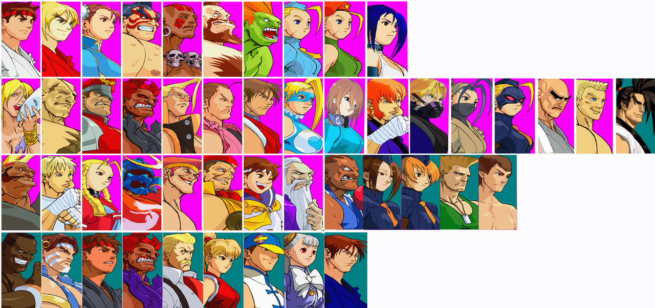 Arcade - Street Fighter Alpha / Zero - Character Portraits - The Spriters  Resource