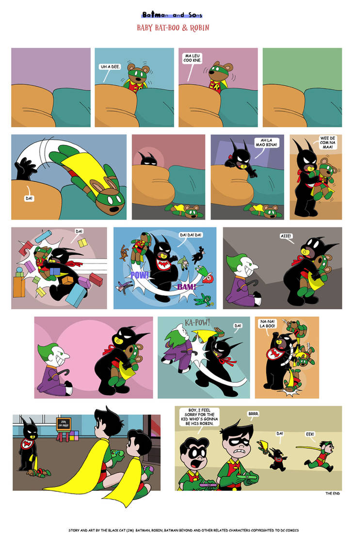 Hey Boo Batman Baby Bat-Boo and Robin by The-BlackCat on DeviantArt