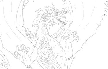 Dragon Drawing 20170608_1 detail
