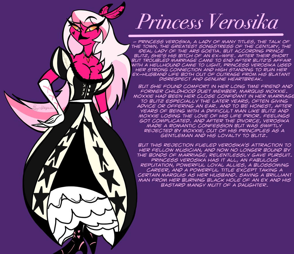 Helluva Boss role swap AU: Verosika by zombienutjob on DeviantArt