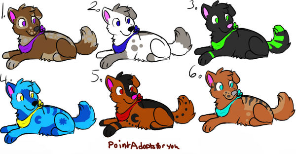 Cheap Bandanna Point Adoptables! (Closed)