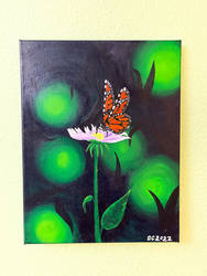 Butterfly acrylic