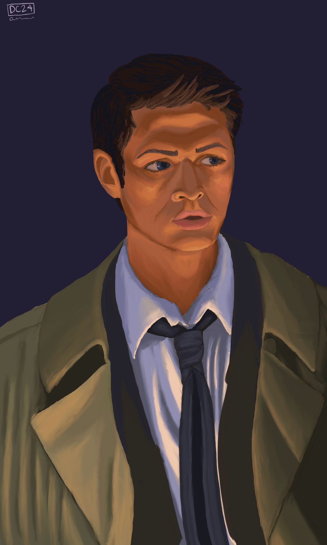 Castiel Anime Fan Art Supernatural Castiel An Art Print By Fer Ojea castiel-anime-fan-art-supernatural-castiel-an-art-print-by-fer-ojea
