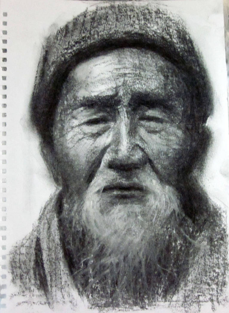 an old chinese man by yjianlong on DeviantArt