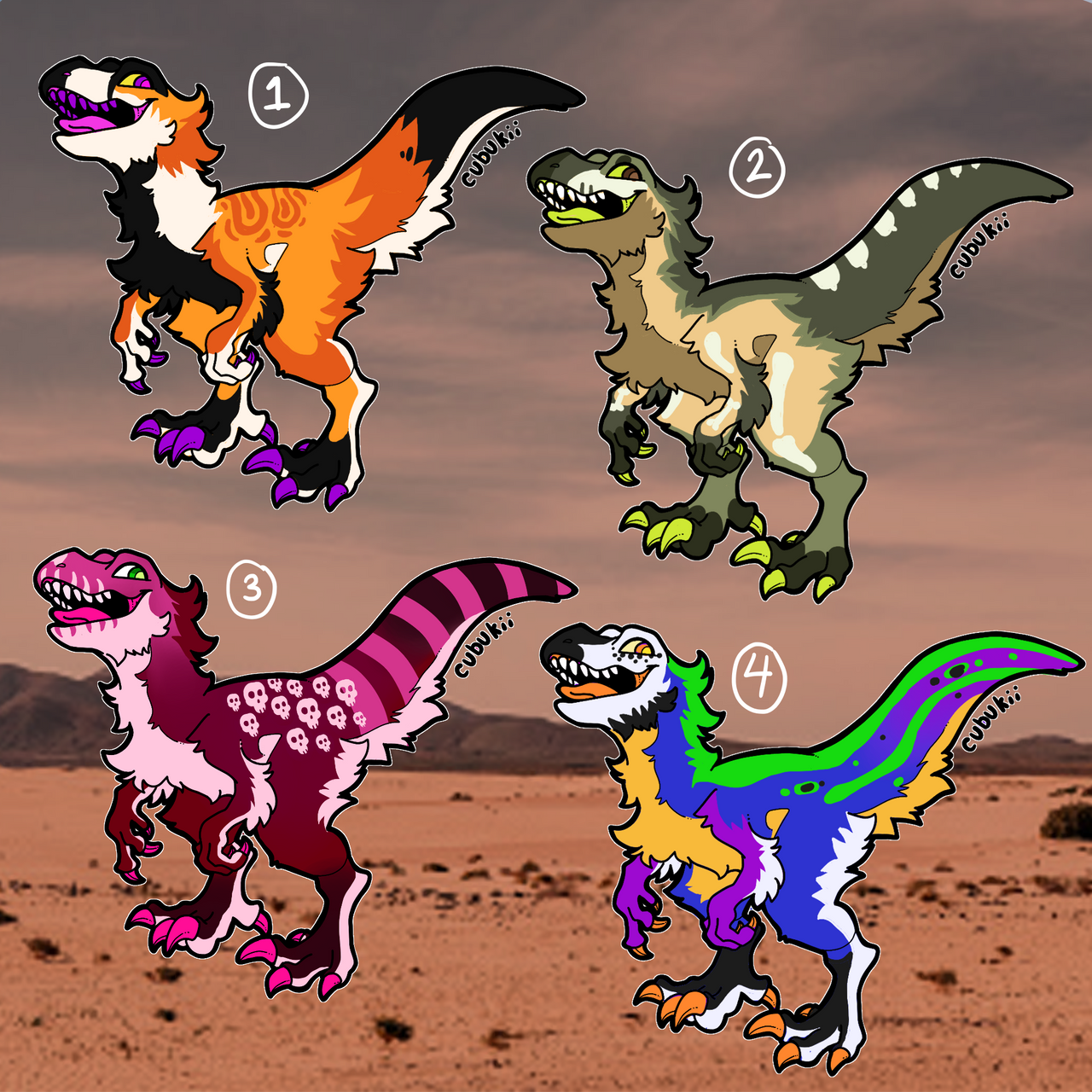 Floofy Utah Raptor Fluffy Raptor Adopts :OPEN: by edgymeaty on DeviantArt