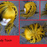 Yellow and Black Dread Wig