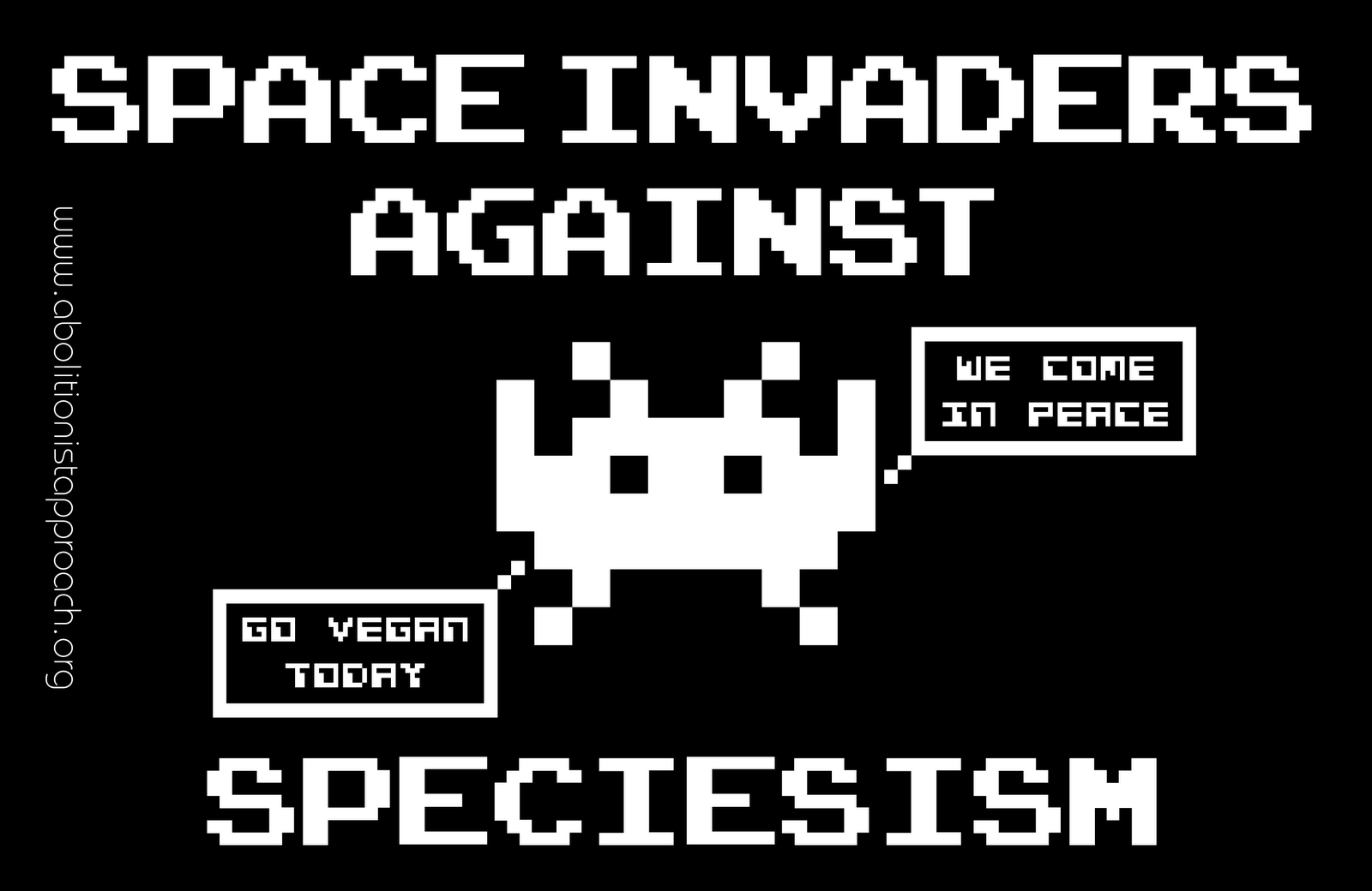 Space Invaders Against Speciesism 3