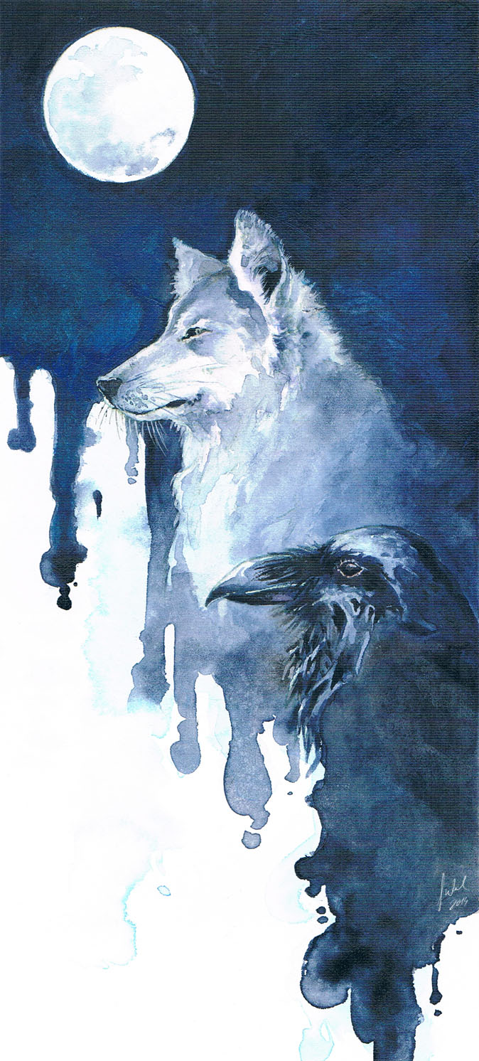 Wolf and Raven