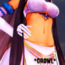 MMD cat girl stomach growls