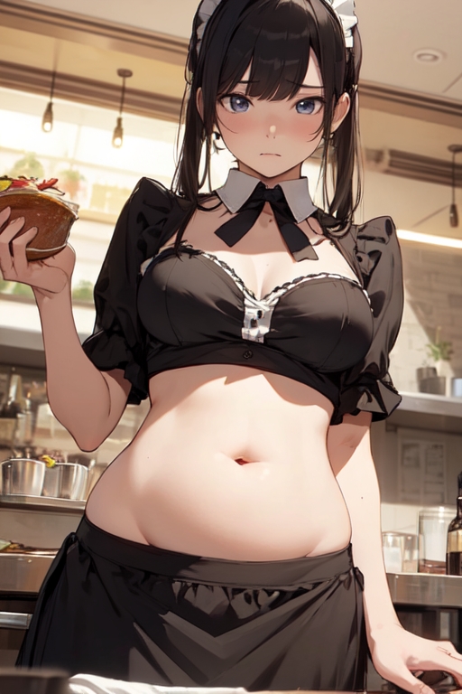 A maid outfit went wrong