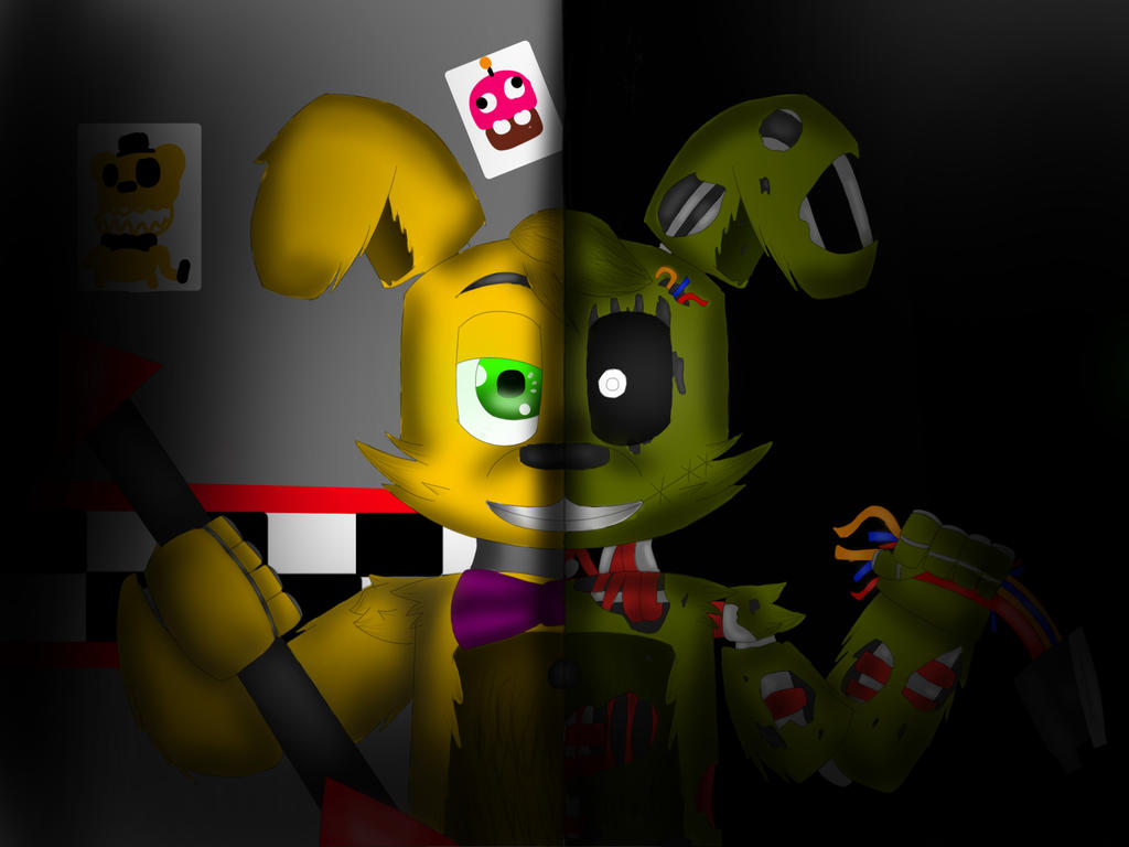 SpringBonnie and Springtrap by SpringBonnieGaming on DeviantArt