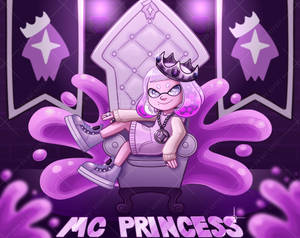 Chromatic Wave Zine piece: Purple MC Princess