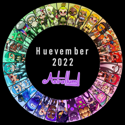 Huevember wheel 2022 by Astrallum-Art