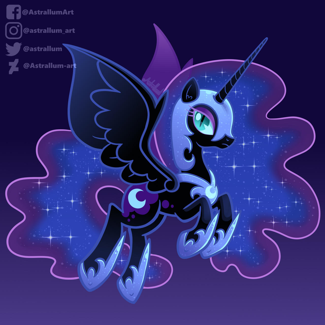 Nightmare Moon By Astrallum Art On DeviantArt nightmare-moon-by-astrallum-art-on-deviantart