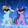 Rainbow Dash, Twilight Sparkle - Deal with it.