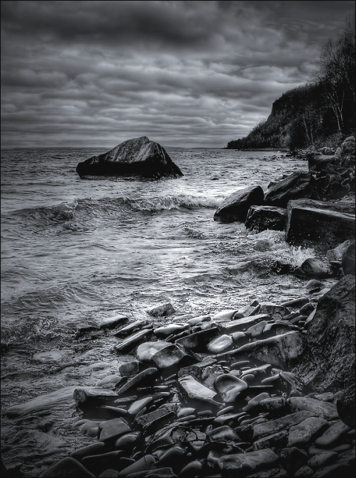 Wind on Rugged Shore