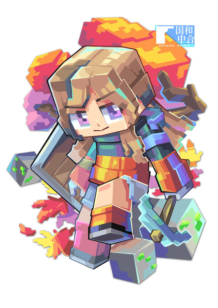 Minecraft Character Val Minecraft character by AhtistedAtomic on DeviantArt