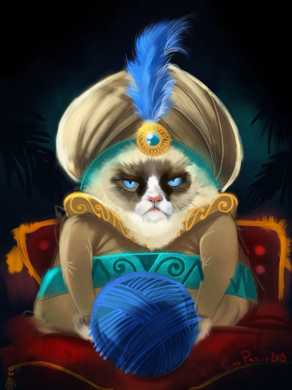 Grumpy cat sultan (iPad)