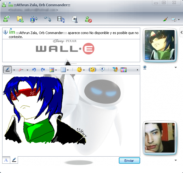 Athrun-Zala - Dibujo en MSN