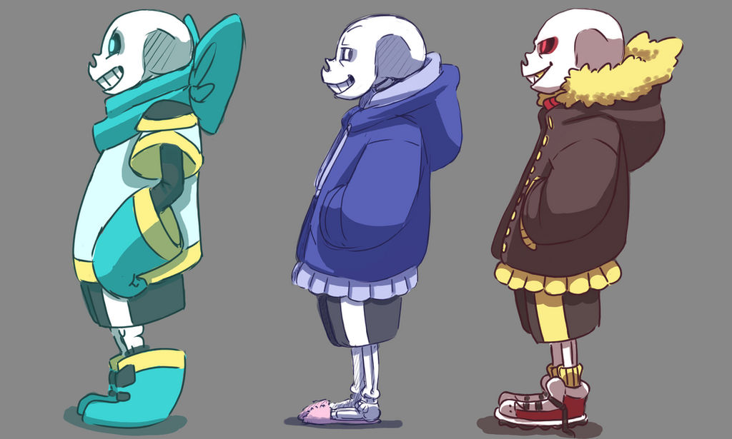 Sans Reference Sheet Side by Poetax on DeviantArt