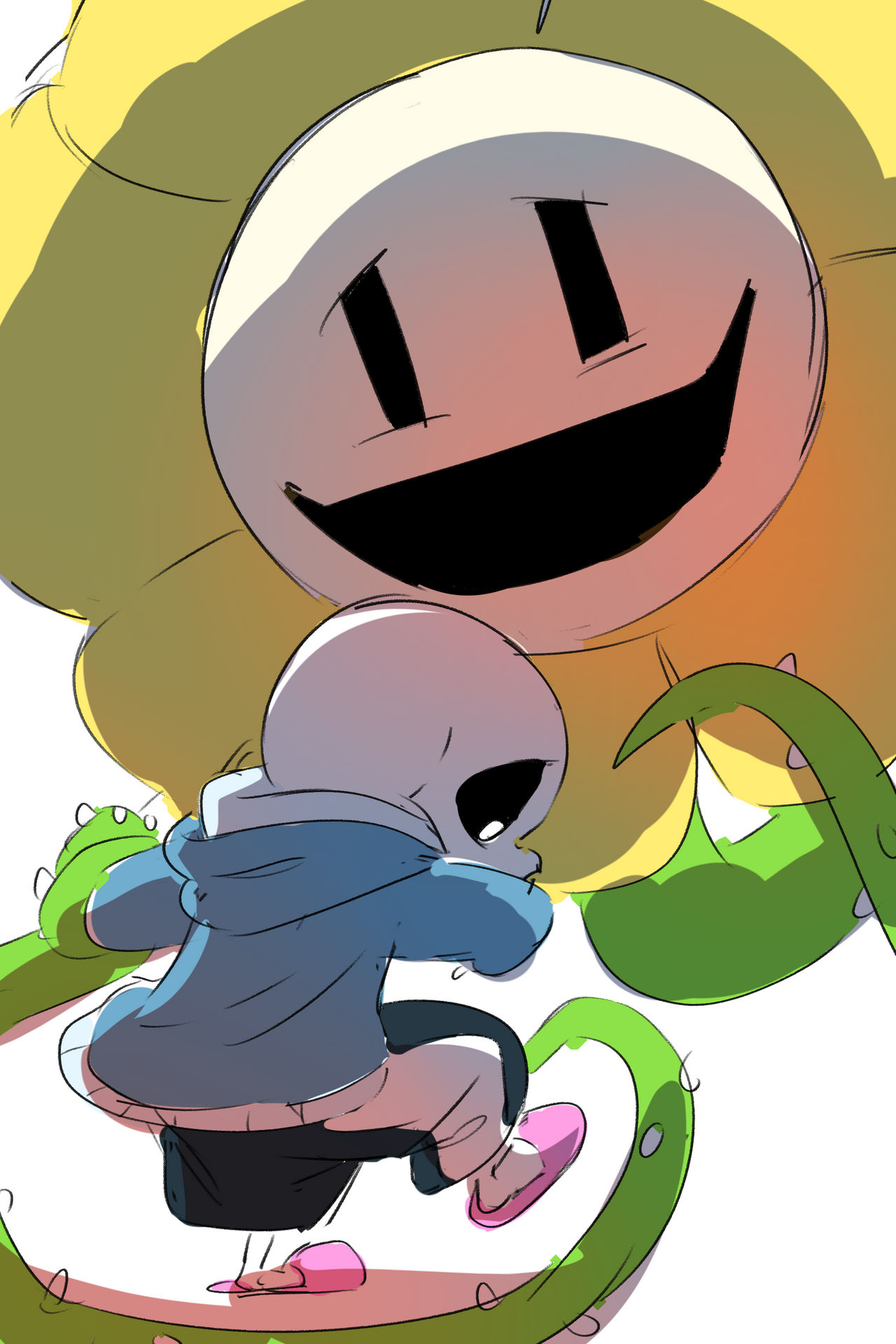 Flowey Poly Flowey by Poetax on DeviantArt