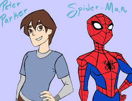 Peter Parker and Eddie Brock by xdreamer45x on DeviantArt