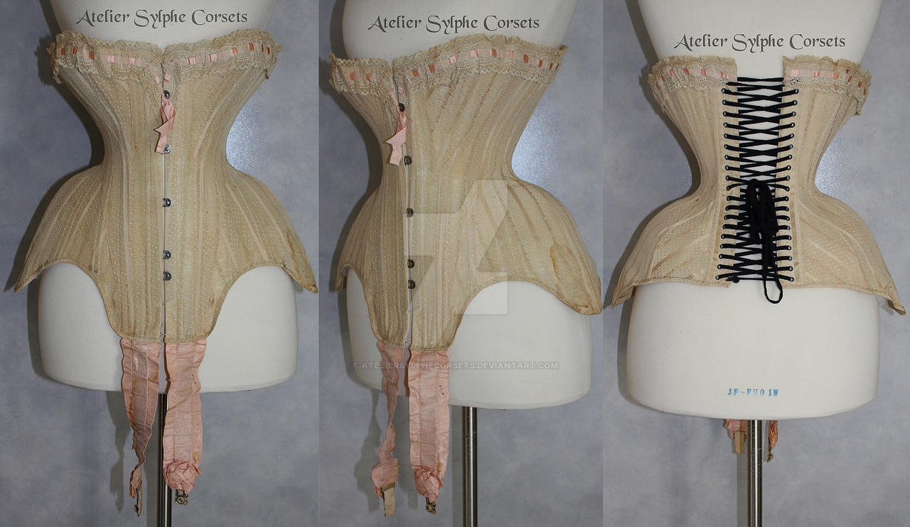 Antique Edwardian corset by AtelierSylpheCorsets on DeviantArt