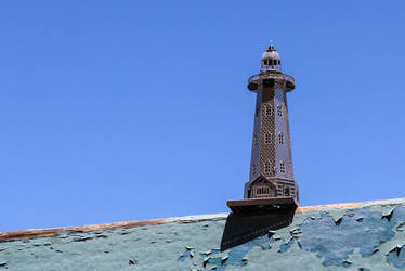 Lighthouse on a ledge