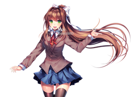 doki doki literature club: Monika