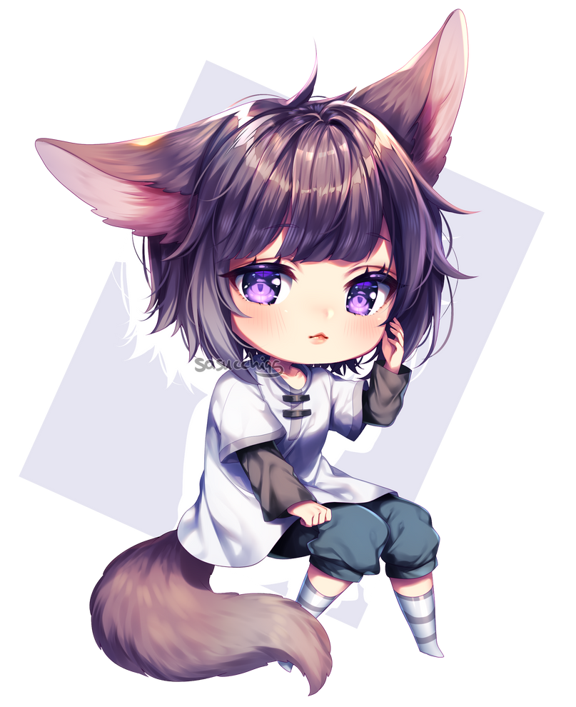 chibi cat by sasucchi95 on DeviantArt