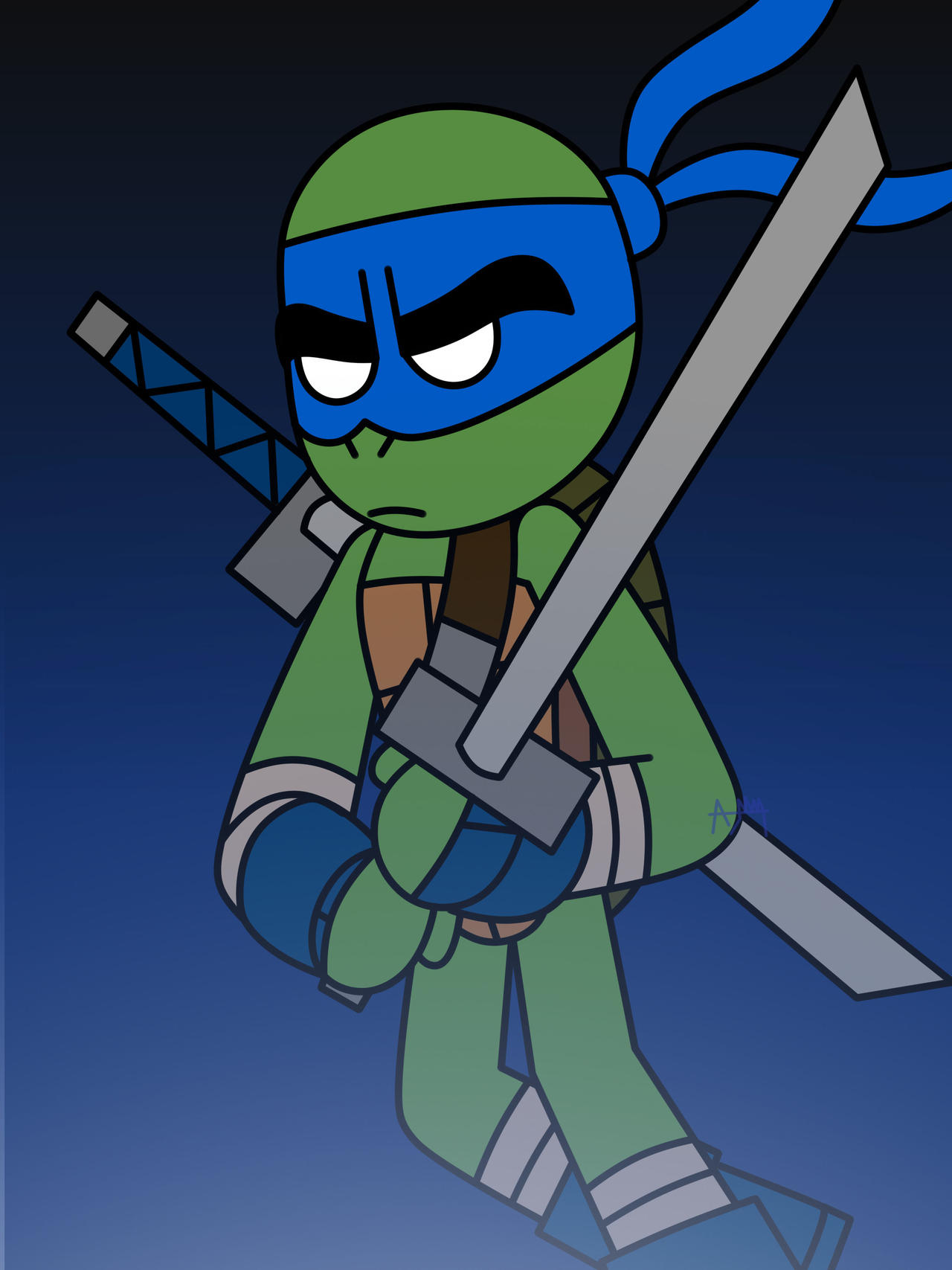 Leonardo - (Las Tortugas Ninja) by DipperElErizo on DeviantArt
