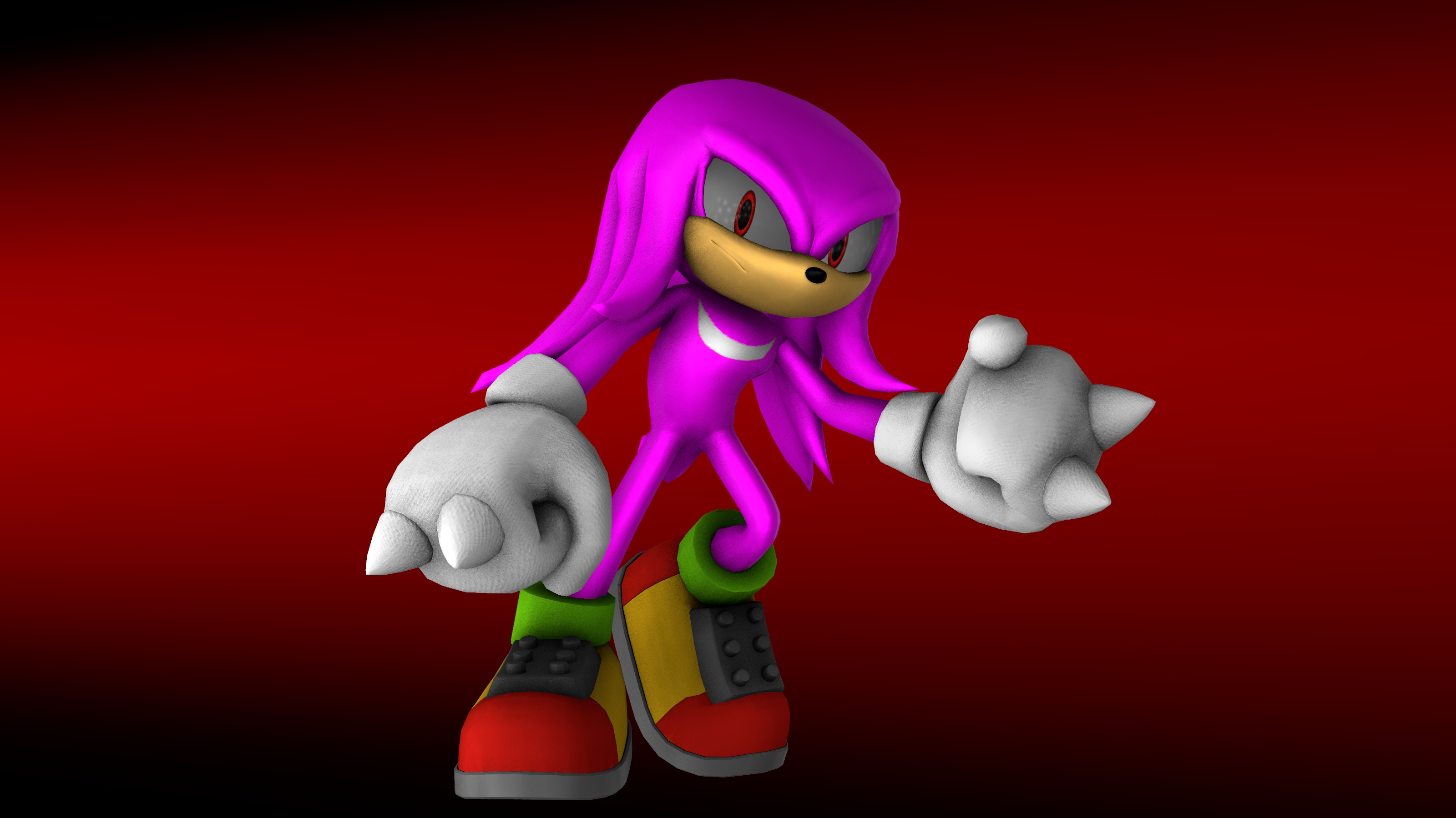 Hyper Knuckles Drawing Hyper Knuckles by arzeer on DeviantArt