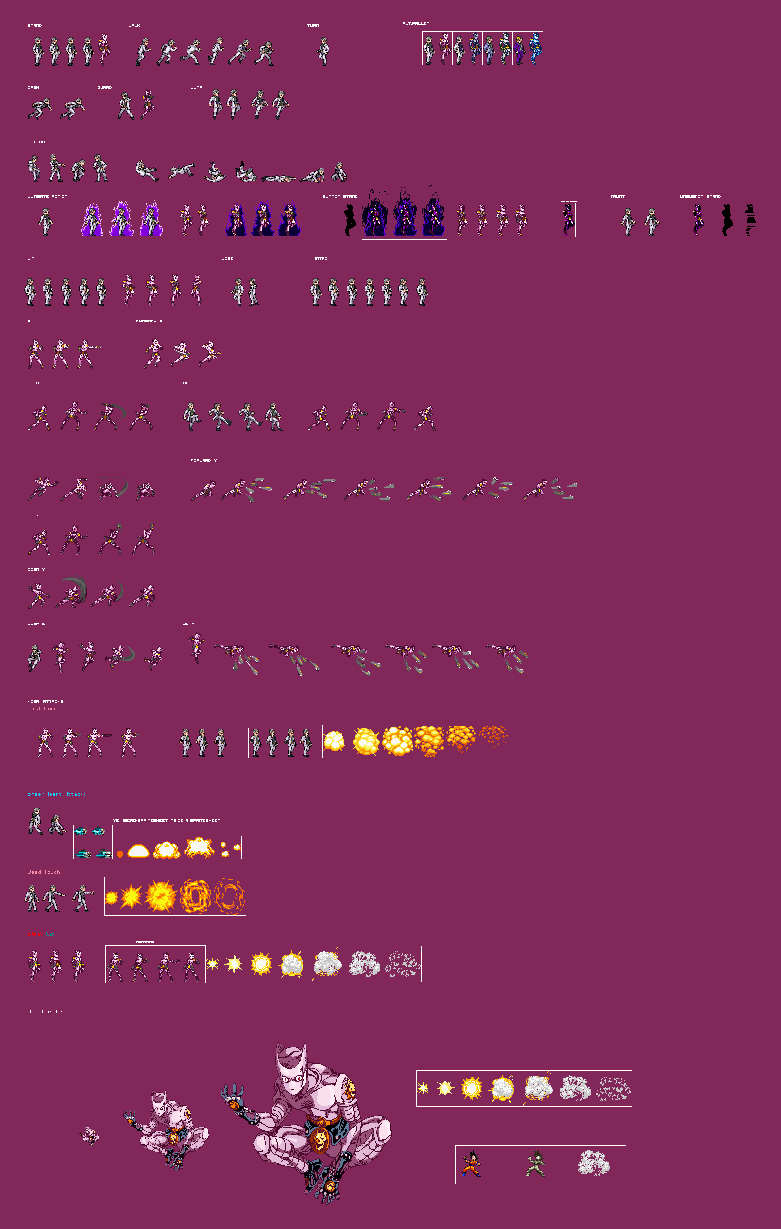 Kira Kosaku Form Spritesheet By Arzeer On Deviantart