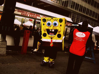 Spongebob in Manhattan