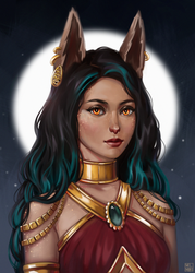 Commission portrait: 7. Aniyla