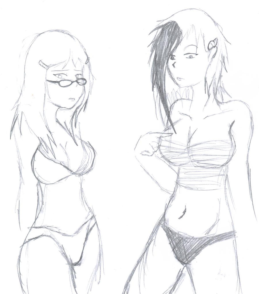 comparing breast size by Ayavoo-chan on DeviantArt