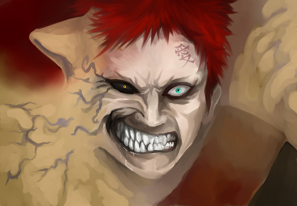 Gaara (Shukakuform 1) by ananovik on DeviantArt