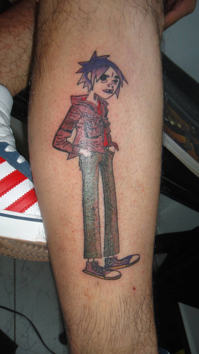 Gorillaz 2D tattoo by darkneurotic on DeviantArt