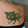 Crazy Cat Tattoo