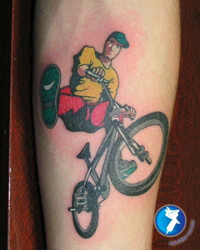 bike tattoo