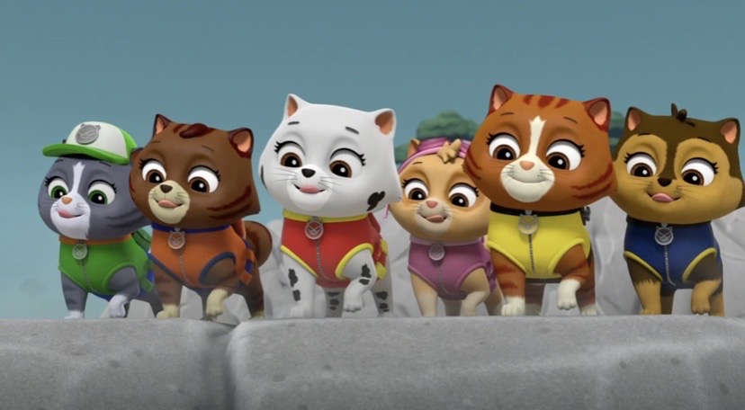 Kitten Catastrophe Crew / Paw Patrol Kitten Catastrophe Crew Novocom Top / Ratchet kills elmo