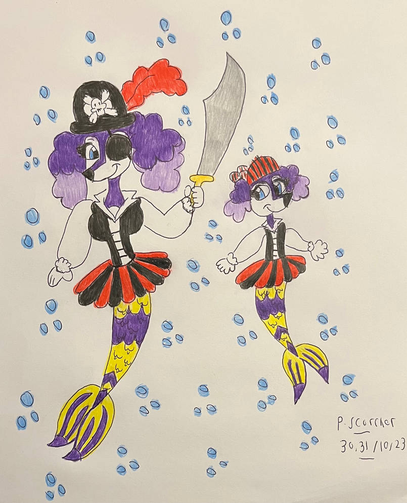 Baby Merpup Rada Rada Rada Chowder Happy Halloween - pirate mama and baby merpup by Pirate-Scorcher on ...