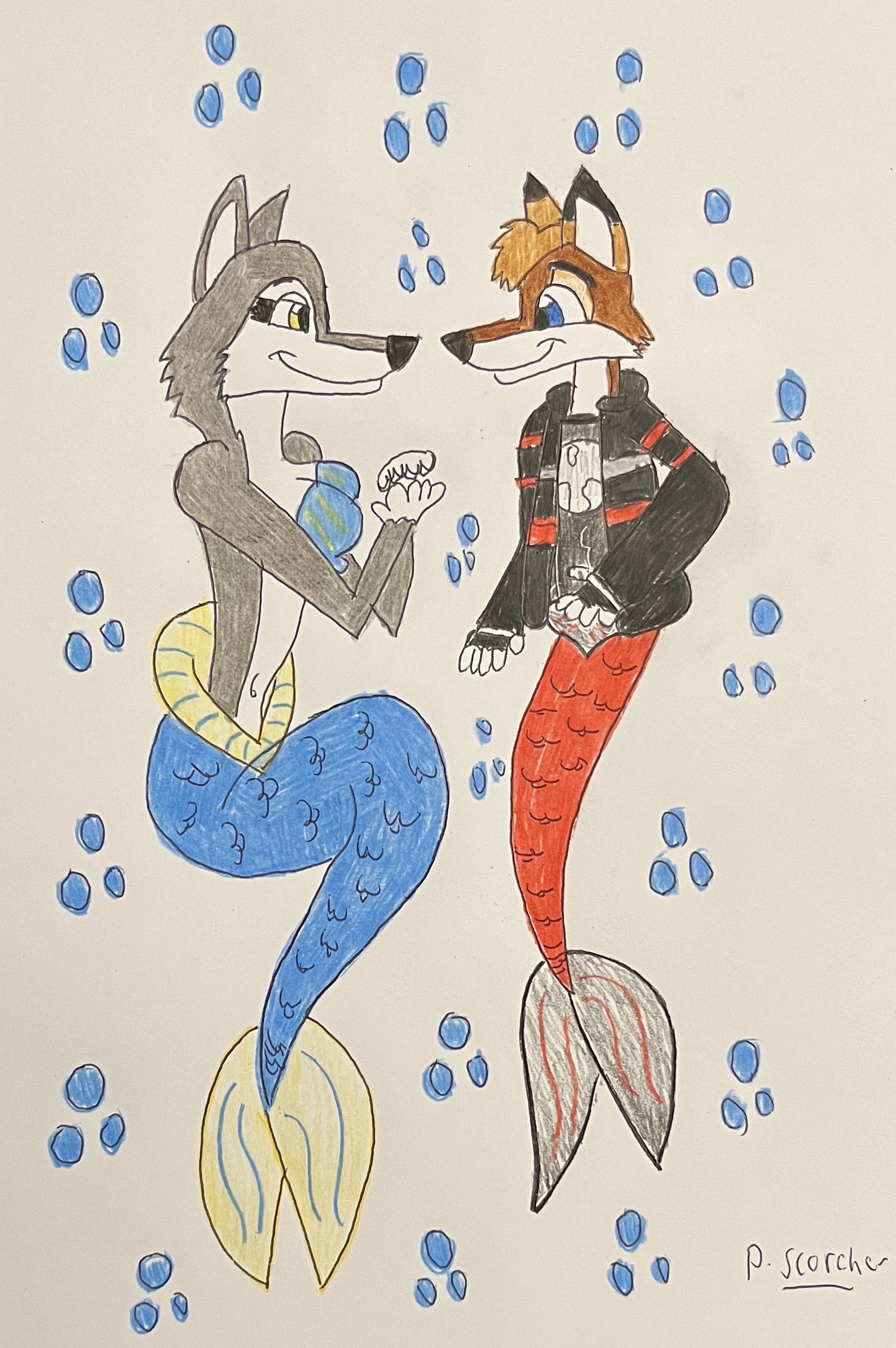 Merwolf Com - merwolf porsha and Dylan by Pirate-Scorcher on DeviantArt