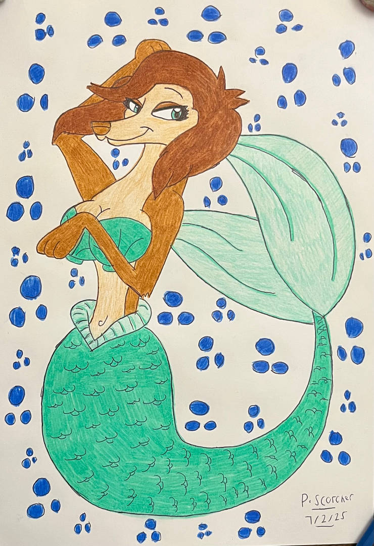 Sensational Mer-dog Sasha the Irish setter by Pirate-Scorcher on DeviantArt