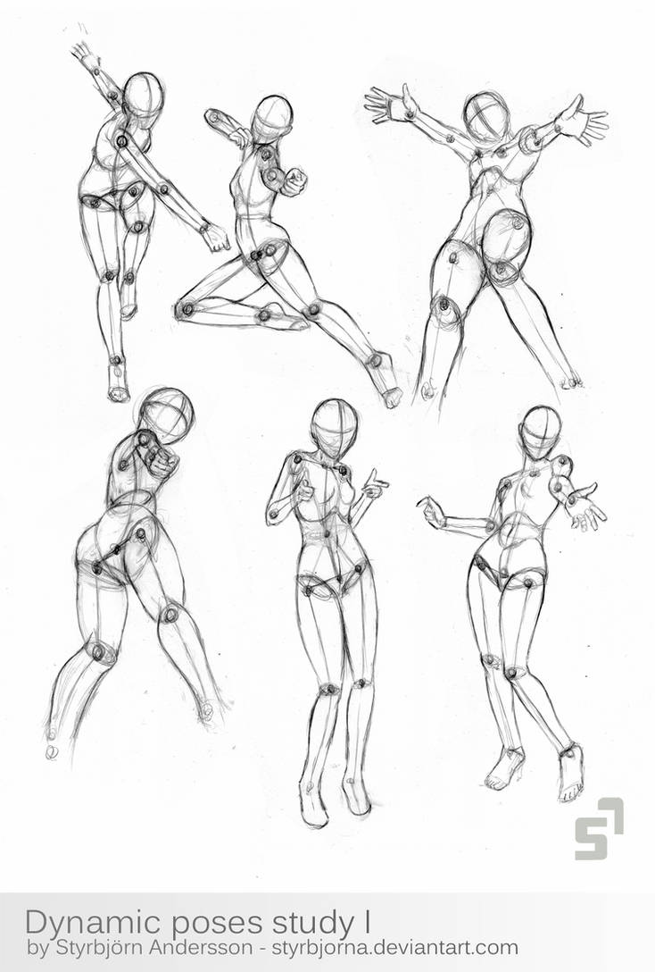 Dynamic Poses Study 1 By Styrbjornandersson On Deviantart Dynamic Poses Study 1 By Styrbjornandersson On Deviantart
