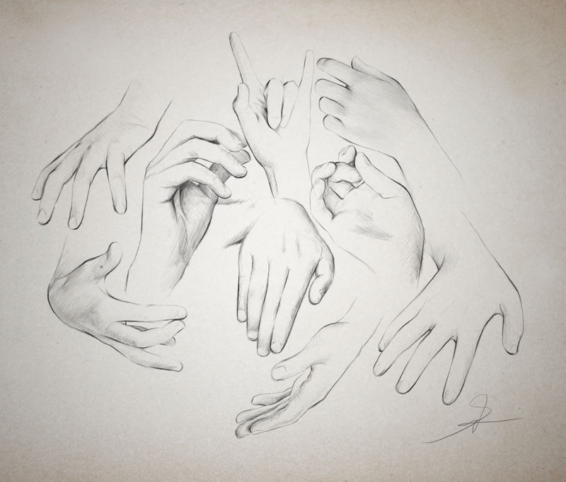 Hand studies - reference sheet by StyrbjornAndersson on DeviantArt